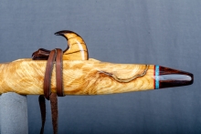 Pitch Pine Native American Flute, Minor, Mid F#-4, #O10B (12)